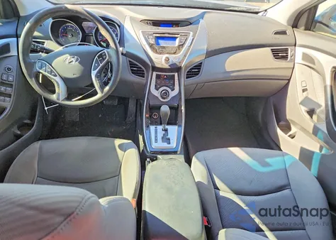 2012 Hyundai Elantra Gls from USA, damaged, VIN KMHDH4AE4CU296743